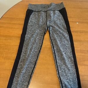 Pink Leggings grey and black